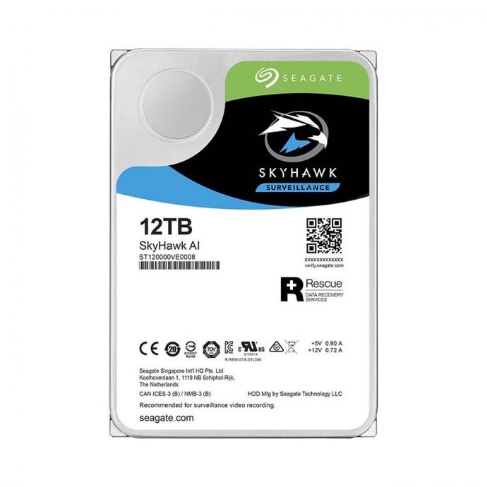HDD Seagate 3.5''  cho camera SkyHawk AI 12TB ST12000VE001
